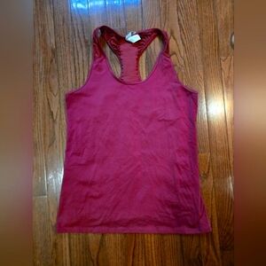 Athleta Ruched Tank In Rich Warm Pink